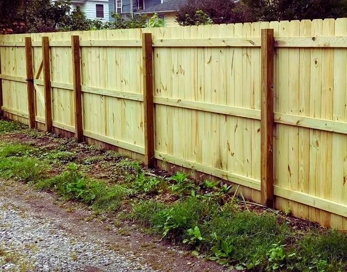 wood fence
